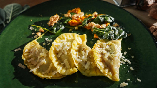Kürbis Walnuss Ravioli